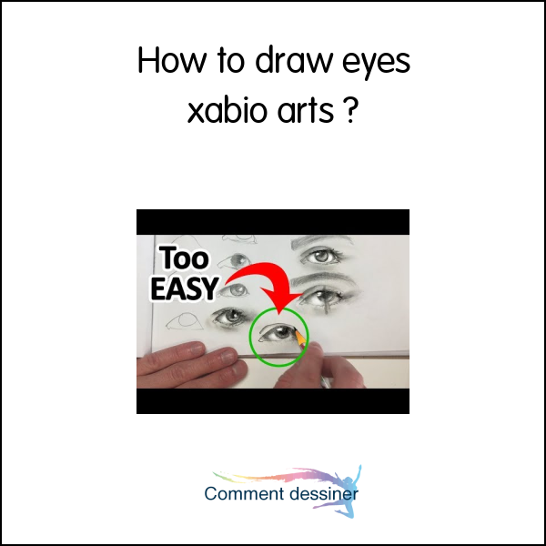 How to draw eyes xabio arts